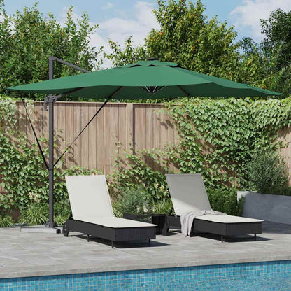 Umbrella Green 286 x 284 x 270 cm Aluminium and Polyester