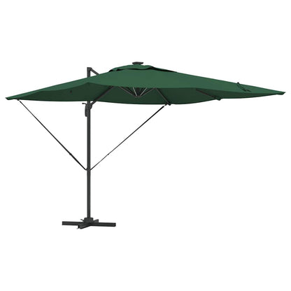 Umbrella Green 286 x 284 x 270 cm Aluminium and Polyester