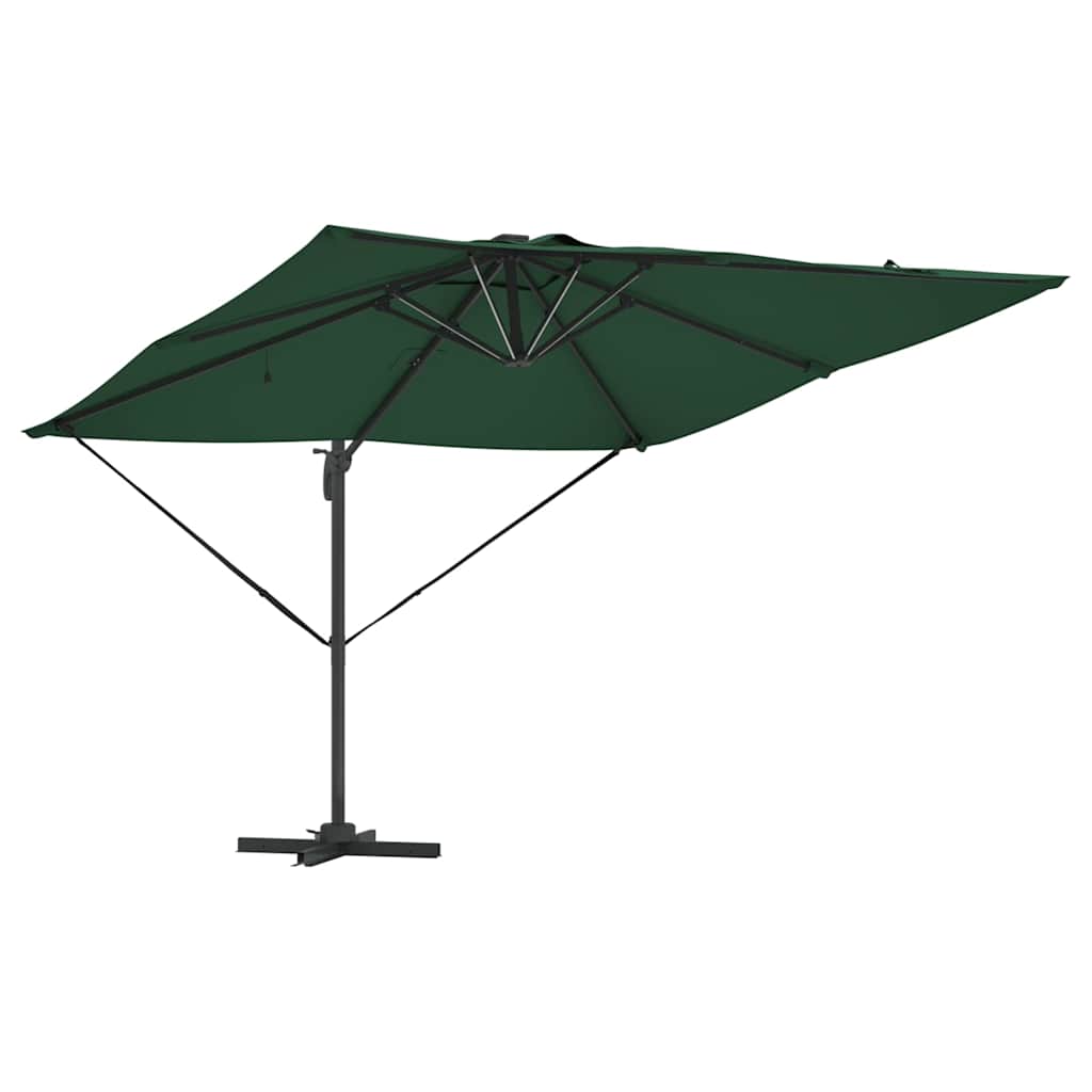 Umbrella Green 286 x 284 x 270 cm Aluminium and Polyester