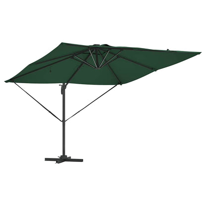 Umbrella Green 286 x 284 x 270 cm Aluminium and Polyester