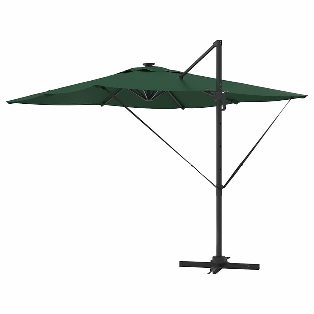 Umbrella Green 286 x 284 x 270 cm Aluminium and Polyester
