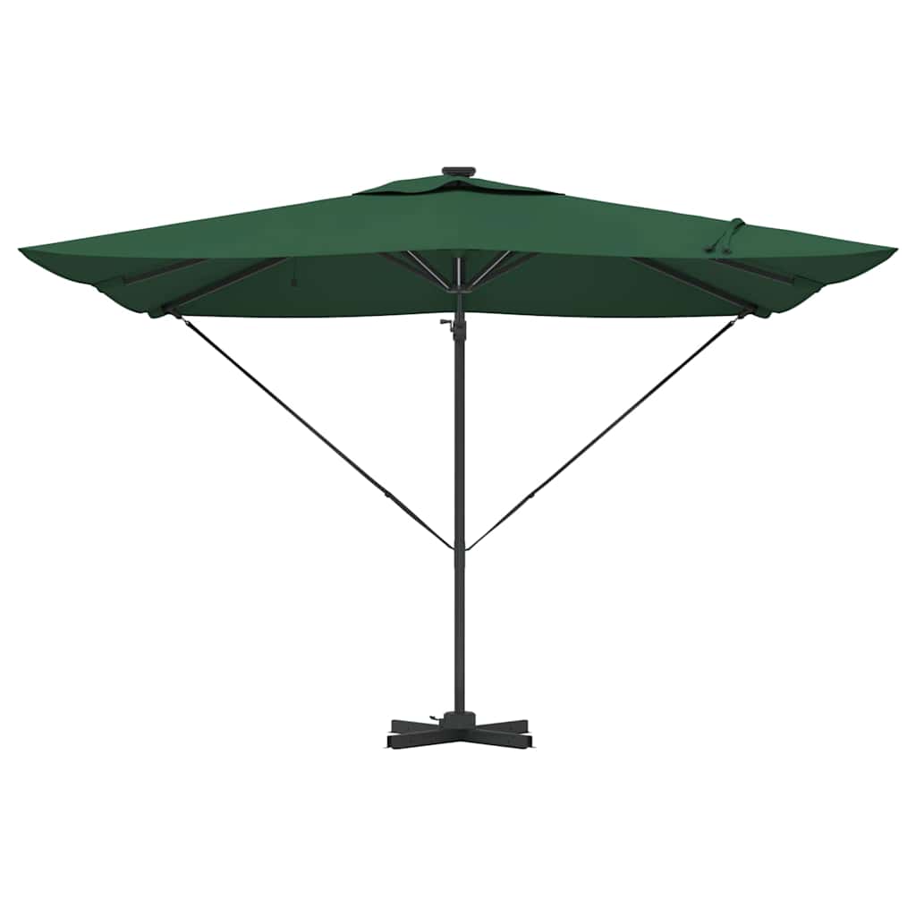 Umbrella Green 286 x 284 x 270 cm Aluminium and Polyester