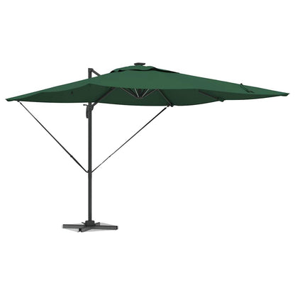 Umbrella Green 286 x 284 x 270 cm Aluminium and Polyester