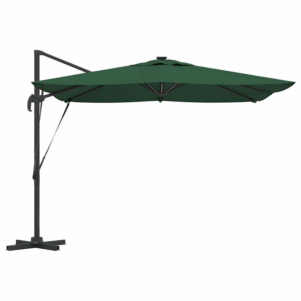 Umbrella Green 286 x 284 x 270 cm Aluminium and Polyester