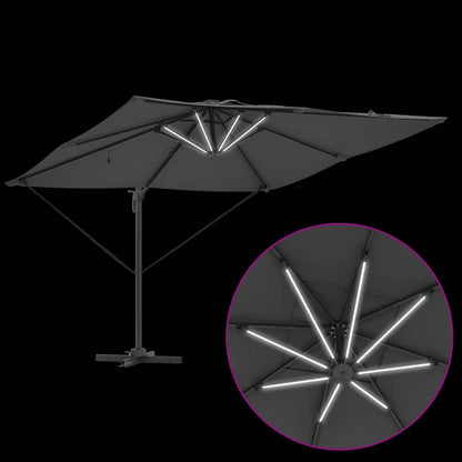 Umbrella Antraciet 286 x 284 x 270 cm Aluminium and Polyester