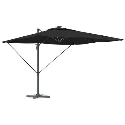Umbrella Black 286 x 284 x 270 cm Aluminium and Polyester