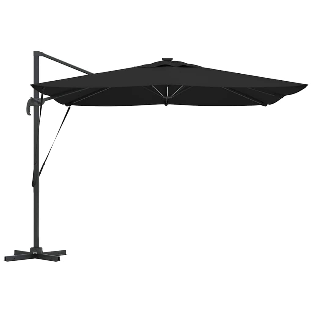 Umbrella Black 286 x 284 x 270 cm Aluminium and Polyester