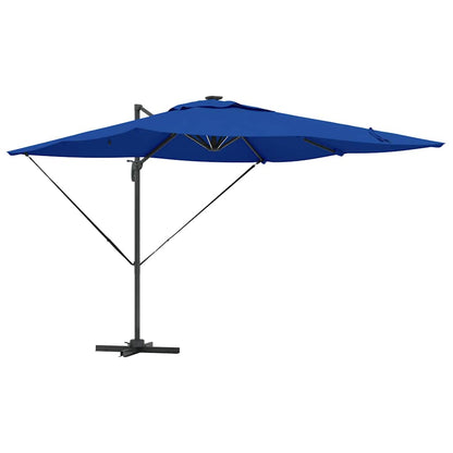 Umbrella Azure Blue 286 x 284 x 270 cm Aluminium and Polyester