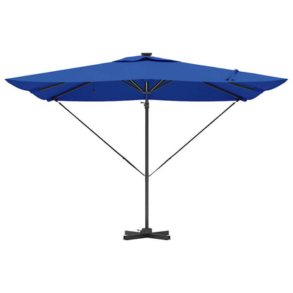Umbrella Azure Blue 286 x 284 x 270 cm Aluminium and Polyester