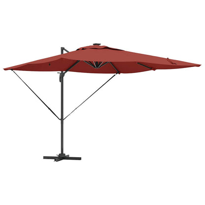 Umbrella Terracotta 286 x 284 x 270 cm Aluminium and Polyester
