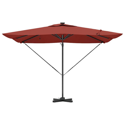 Umbrella Terracotta 286 x 284 x 270 cm Aluminium and Polyester