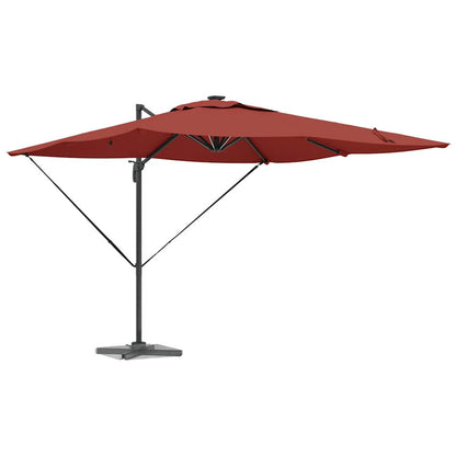 Umbrella Terracotta 286 x 284 x 270 cm Aluminium and Polyester