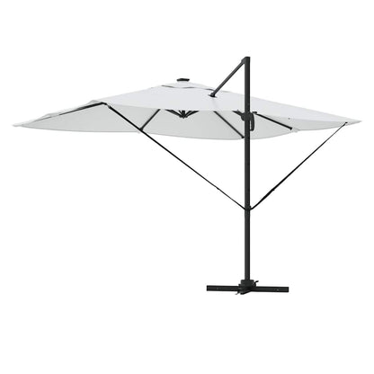 Umbrella Manual Sand 352 x 251 x 265 cm Polyester and Aluminium