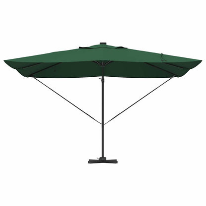 Umbrella Green 352 x 251 x 265 cm Polyester and Aluminium