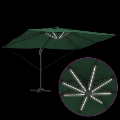 Umbrella Green 352 x 251 x 265 cm Polyester and Aluminium