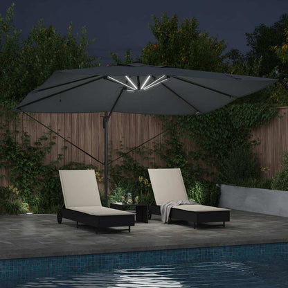Umbrella Anthracite 352 x 251 x 265 cm Polyester and Aluminium