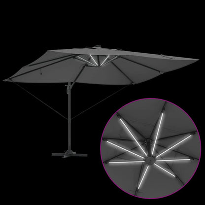 Umbrella Anthracite 352 x 251 x 265 cm Polyester and Aluminium