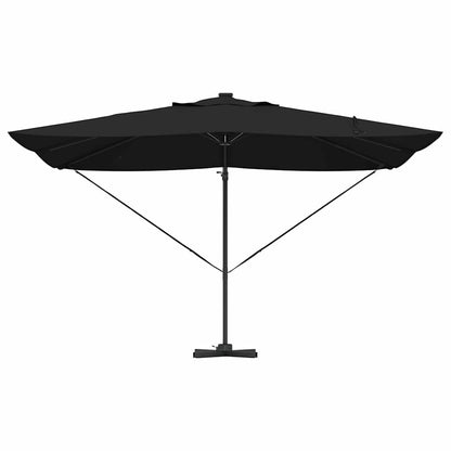 Umbrella Black 352 x 251 x 265 cm Polyester and Aluminium