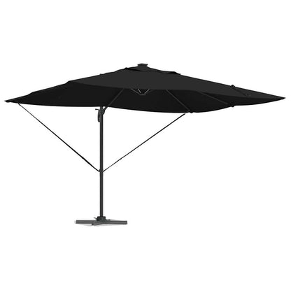 Umbrella Black 352 x 251 x 265 cm Polyester and Aluminium