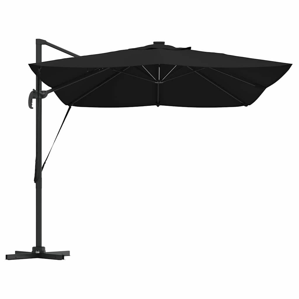 Umbrella Black 352 x 251 x 265 cm Polyester and Aluminium