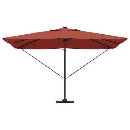 Umbrella Terracotta 352 x 251 x 265 cm Polyester and Aluminium
