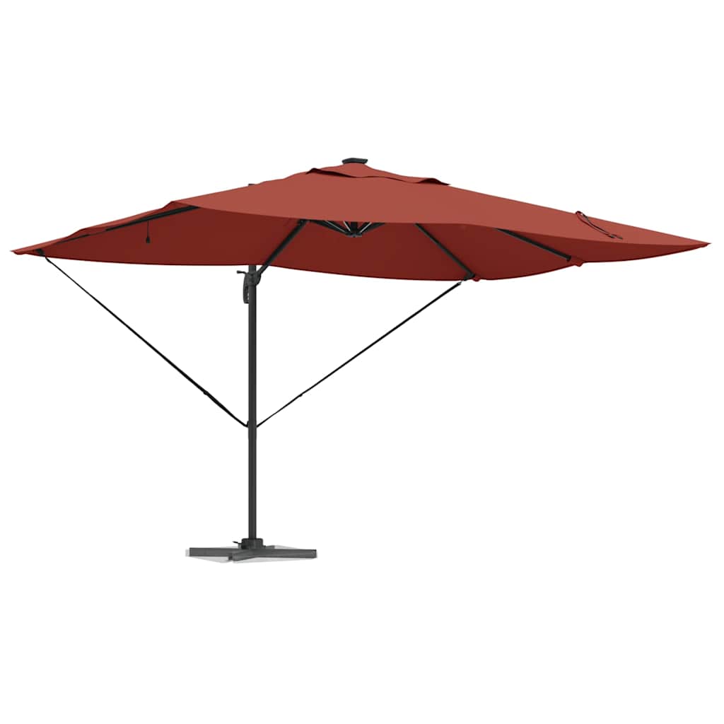 Umbrella Terracotta 352 x 251 x 265 cm Polyester and Aluminium