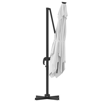 Roma Parasol Beige 286 x 284 x 265 cm Aluminium and Polyester