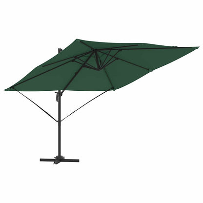 Roma Parasol Green 286 x 284 x 265 cm Aluminium and Polyester