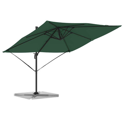 Roma Parasol Green 286 x 284 x 265 cm Aluminium and Polyester