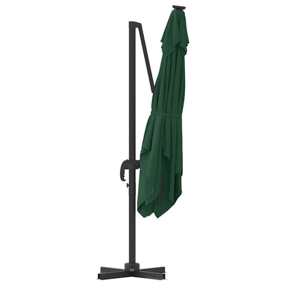 Roma Parasol Green 286 x 284 x 265 cm Aluminium and Polyester