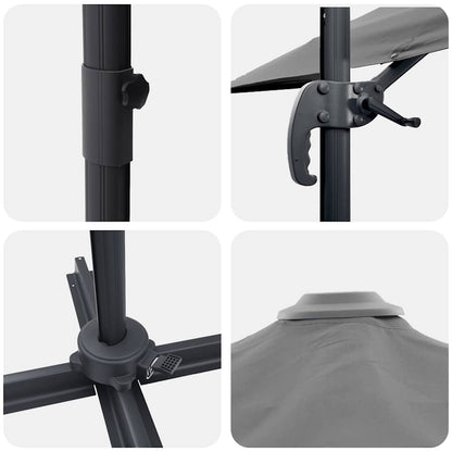 Roma Parasol Anthracite 286 x 284 x 265 cm