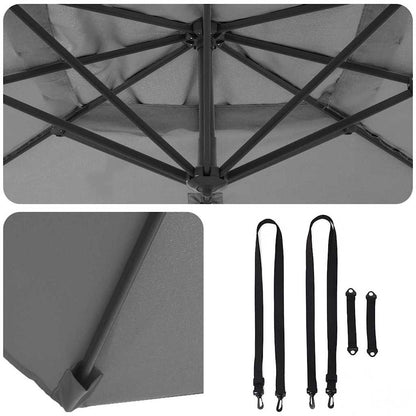 Roma Parasol Anthracite 286 x 284 x 265 cm