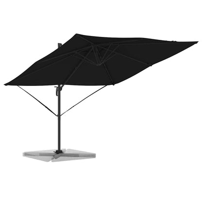 Roma Parasol Black 286 x 284 x 265 cm Aluminium and Polyester