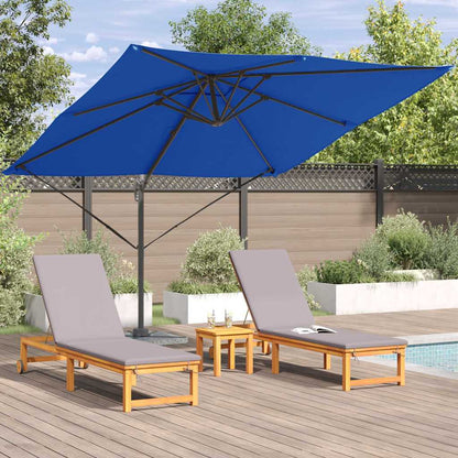 Roma Parasol Blue 286 x 284 x 265 cm Aluminium and Polyester