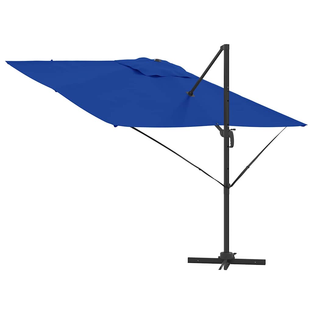 Roma Parasol Blue 286 x 284 x 265 cm Aluminium and Polyester