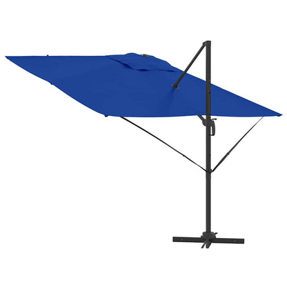 Roma Parasol Blue 286 x 284 x 265 cm Aluminium and Polyester