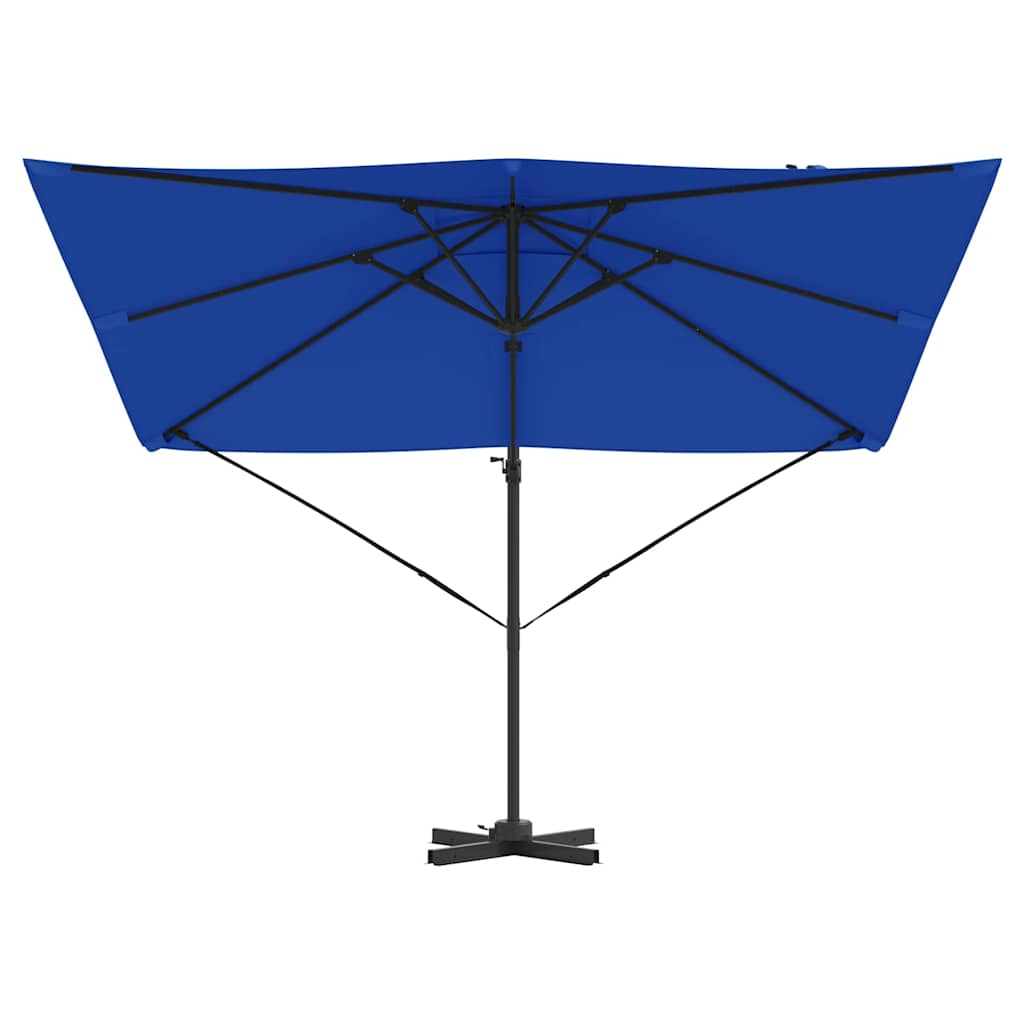Roma Parasol Blue 286 x 284 x 265 cm Aluminium and Polyester
