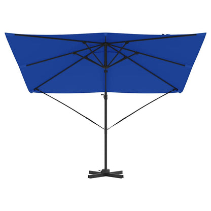 Roma Parasol Blue 286 x 284 x 265 cm Aluminium and Polyester