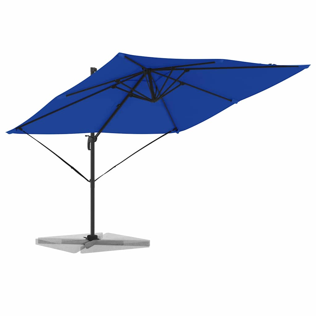 Roma Parasol Blue 286 x 284 x 265 cm Aluminium and Polyester