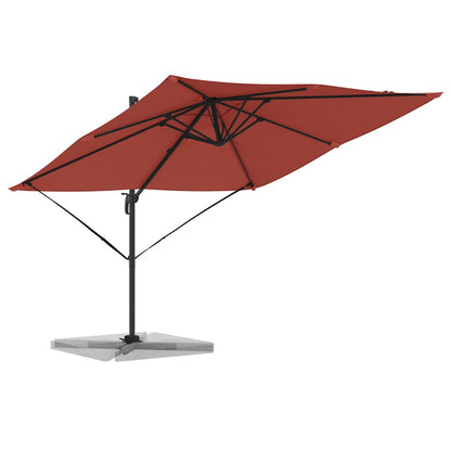 Roma Parasol Red 286 x 284 x 265 cm Aluminium and Polyester