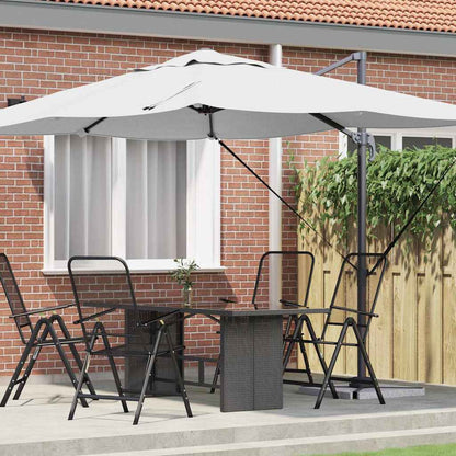 Umbrella Sand 351 x 250 x 260 cm Polyester and Aluminium