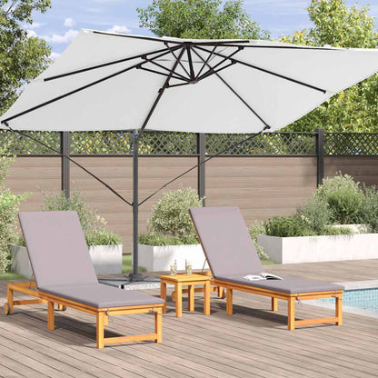 Umbrella Sand 351 x 250 x 260 cm Polyester and Aluminium