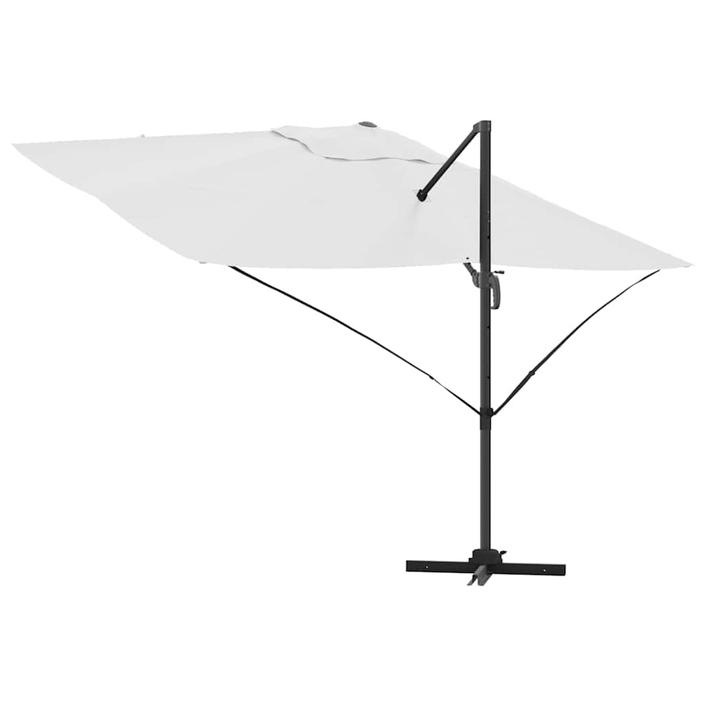 Umbrella Sand 351 x 250 x 260 cm Polyester and Aluminium
