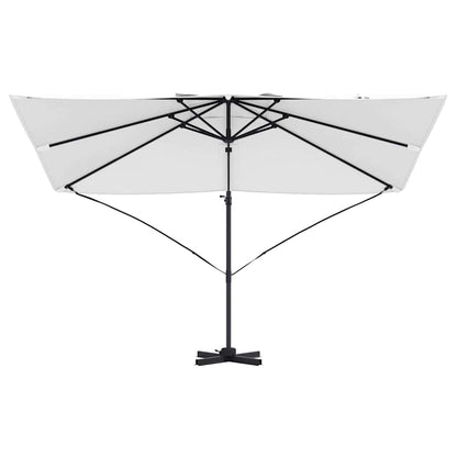 Umbrella Sand 351 x 250 x 260 cm Polyester and Aluminium
