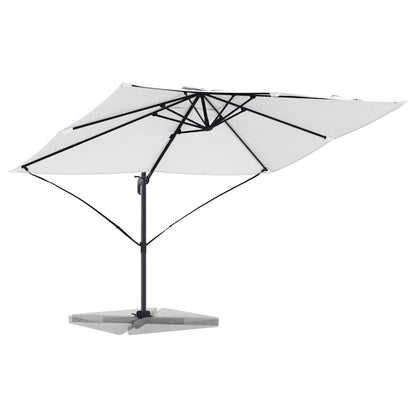 Umbrella Sand 351 x 250 x 260 cm Polyester and Aluminium