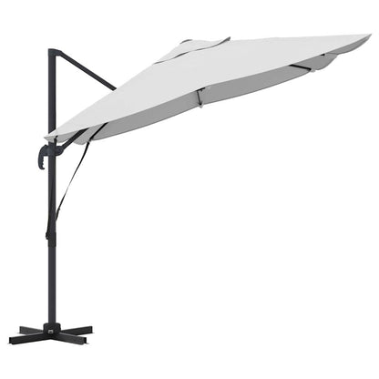 Umbrella Sand 351 x 250 x 260 cm Polyester and Aluminium