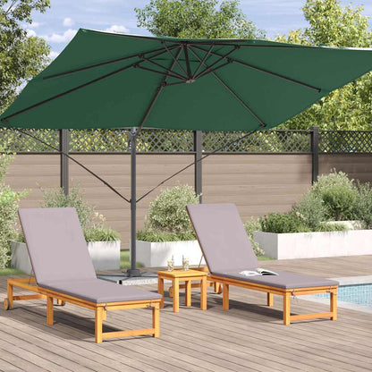 Umbrella Green 351 x 250 x 260 cm Polyester and Aluminium