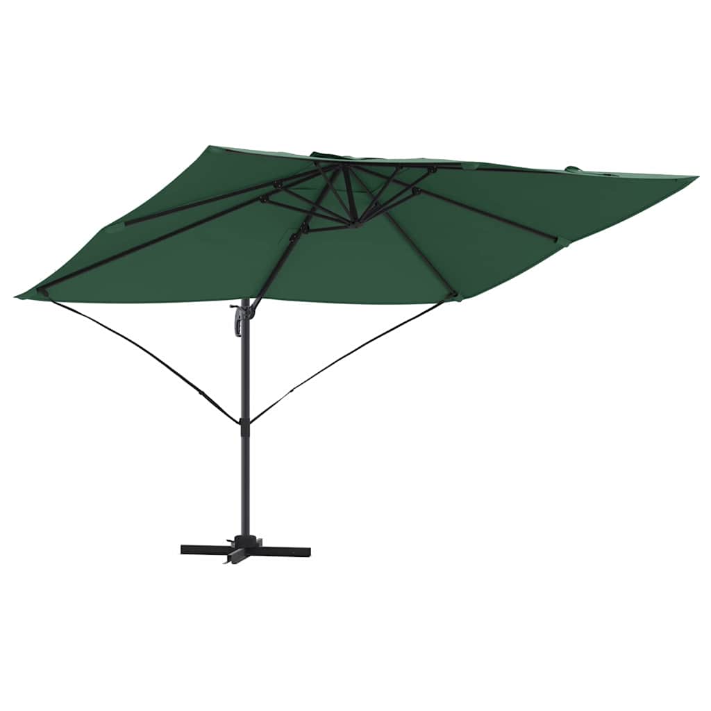 Umbrella Green 351 x 250 x 260 cm Polyester and Aluminium