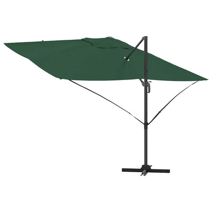 Umbrella Green 351 x 250 x 260 cm Polyester and Aluminium