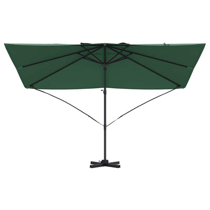 Umbrella Green 351 x 250 x 260 cm Polyester and Aluminium